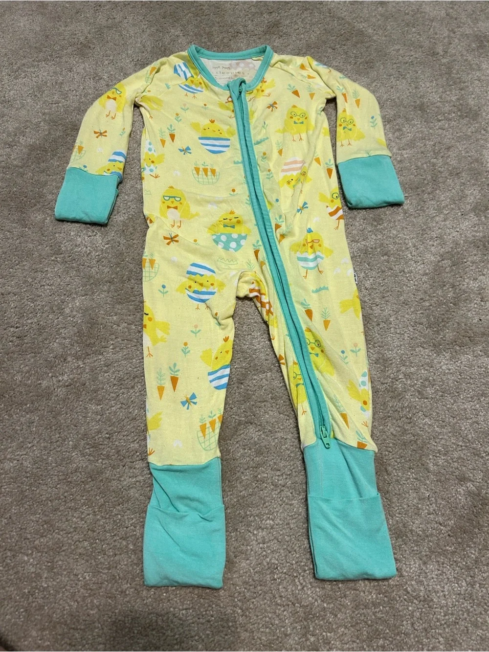 Little Sleepies Little Chicks (Easter) 3-6mo